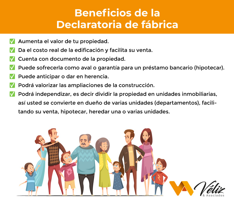 beneficios de la declaratoria de fábrica Perú 2023